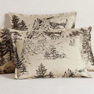 NWT Pottery Barn Rustic Forest standard sham
